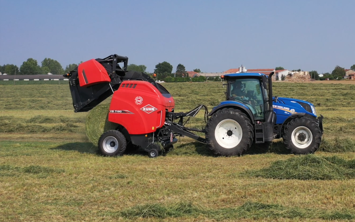 KUHN VB 7190, a high-performance round baler with variable chamber